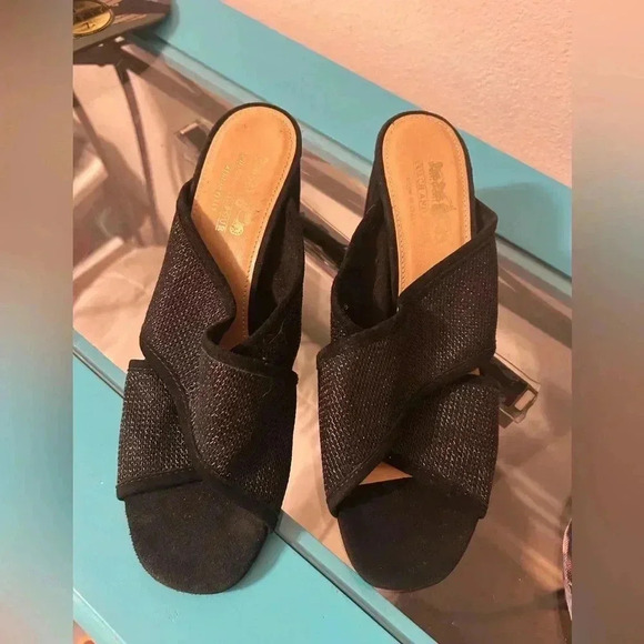 Coach and Four Shoes - Black coach heels size 8 brand new never worn